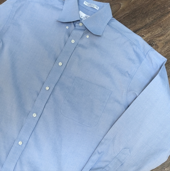 Enro Shirts Nwot Enro Blue Business Button Down Dress Shirt Mens 55